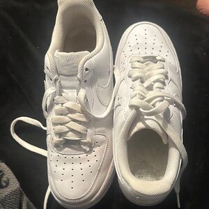 Nike Air Force All-White Sneakers